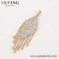 64444 Xuping fashionable body jewelry set factory direct price luxury gold two pieces set free jewelry sample